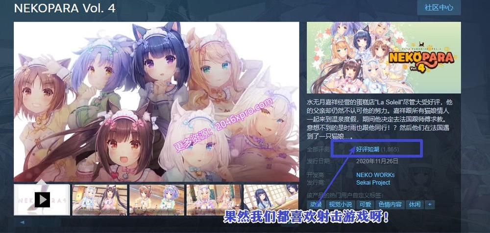 [艹猫四] NEKOPARA Vol. 4 官方中文硬盘版_截图