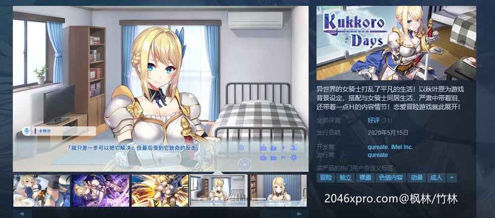 与女骑士的同x居生活~steam官方中文版_截图